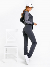 Спортивный костюм ISSA Plus модель 12170_blackgrey Фото