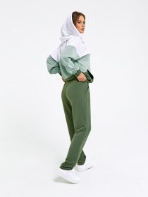 Спортивний костюм ISSA Plus модель 12190_khakimint Спортивний костюм ISSA Plus модель 12190_khakimint Фото