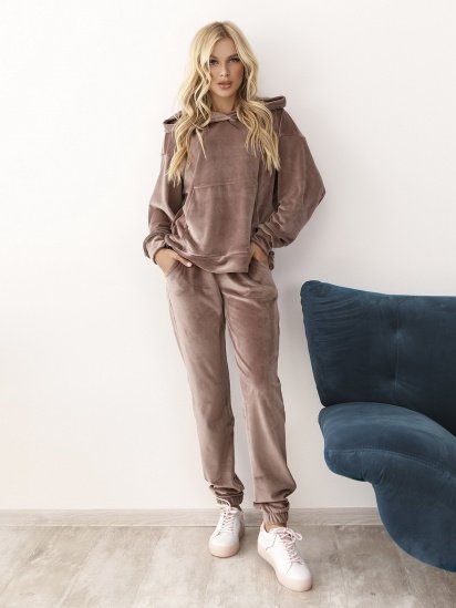 Спортивний костюм ISSA Plus модель 12222_beige — фото - INTERTOP