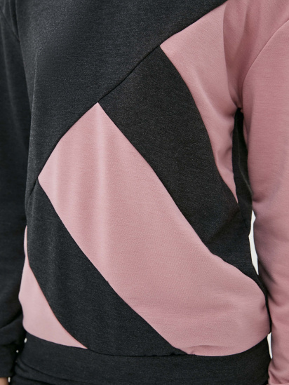 Спортивний костюм ISSA Plus модель SA-25_darkgreypink — фото 9 - INTERTOP