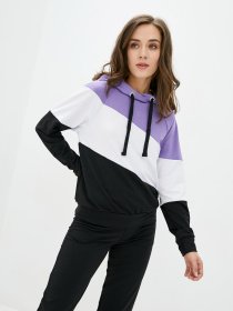 Спортивный костюм ISSA Plus модель SA-33_blackpurple Фото