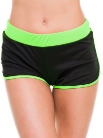 Спортивні шорти ISSA Plus модель 9492_blackgreen Фото