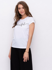 Футболка ISSA Plus модель WN9-10_white Футболка ISSA Plus модель WN9-10_white Фото