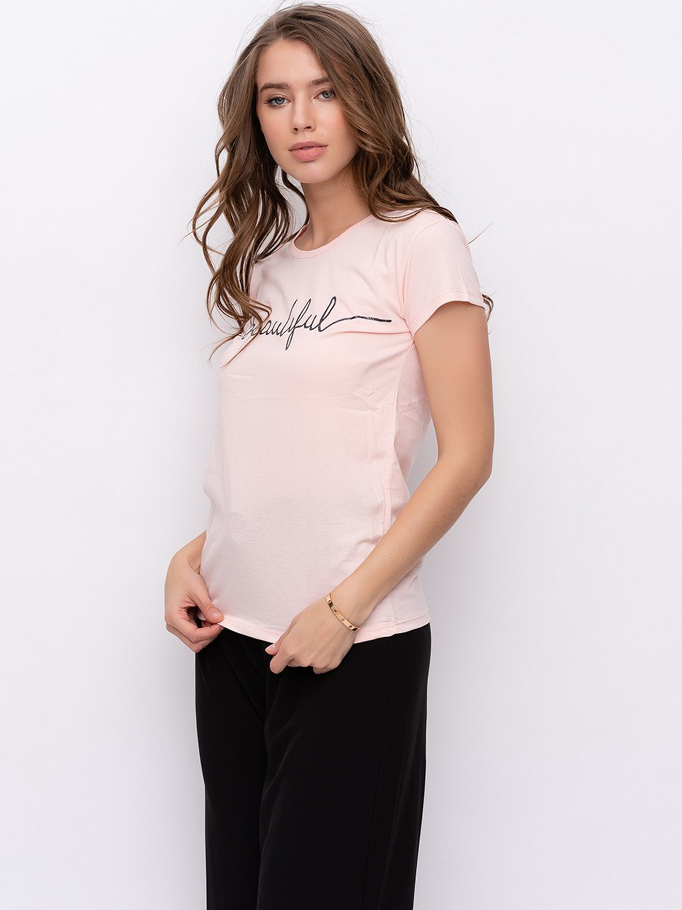 Футболка ISSA Plus модель WN9-10_pink Фото