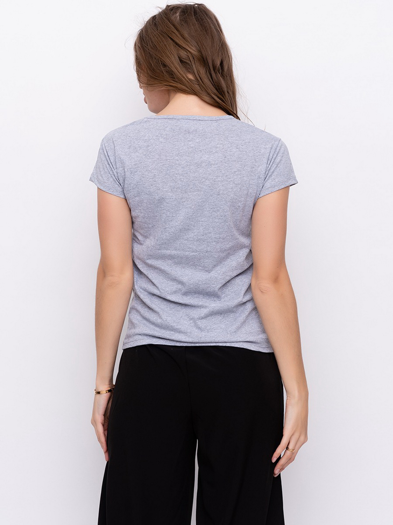 Футболка ISSA Plus модель WN20-251_серый Футболка ISSA Plus модель WN20-251_серый Фото