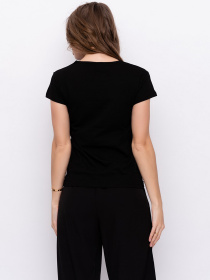 Футболка ISSA Plus модель WN9-10_black Футболка ISSA Plus модель WN9-10_black Фото