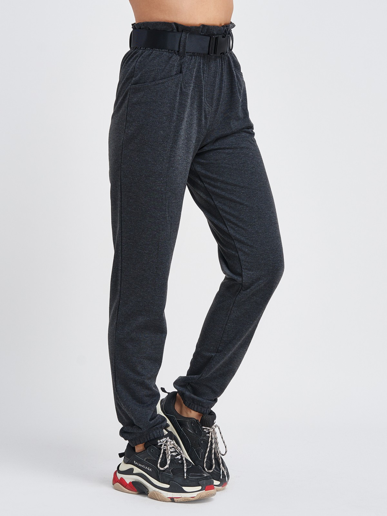 Повсякденні штани ISSA Plus модель 9977_darkgray Фото