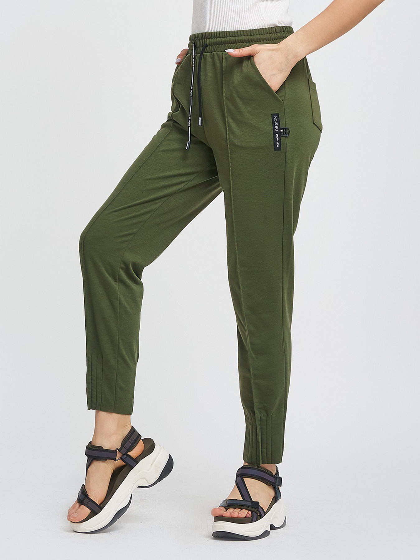 Штаны спортивные ISSA Plus модель 9979_khaki Фото
