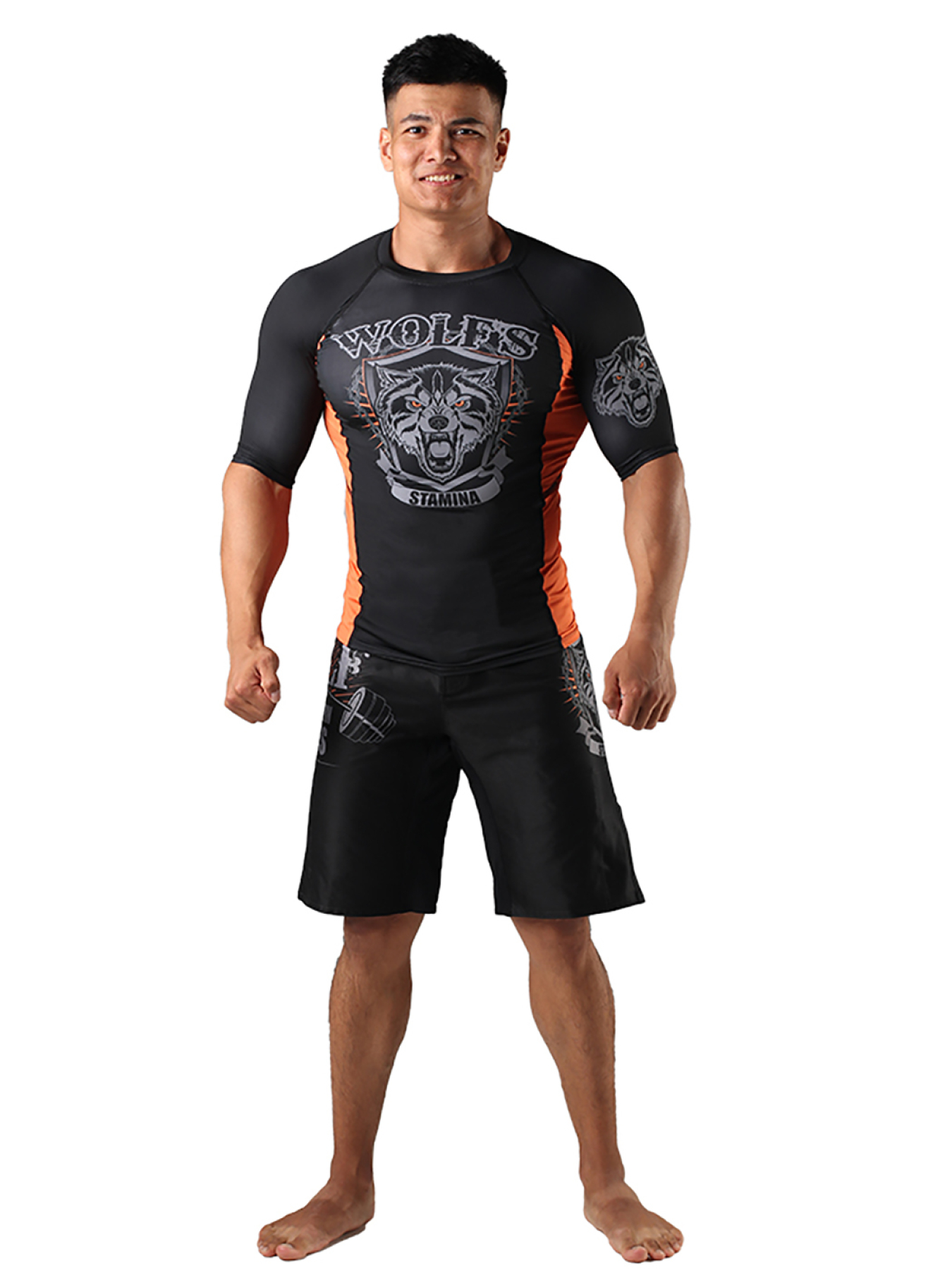 Шорты спортивные Berserk Sport модель WolfsStaminaBlackSHRT Фото