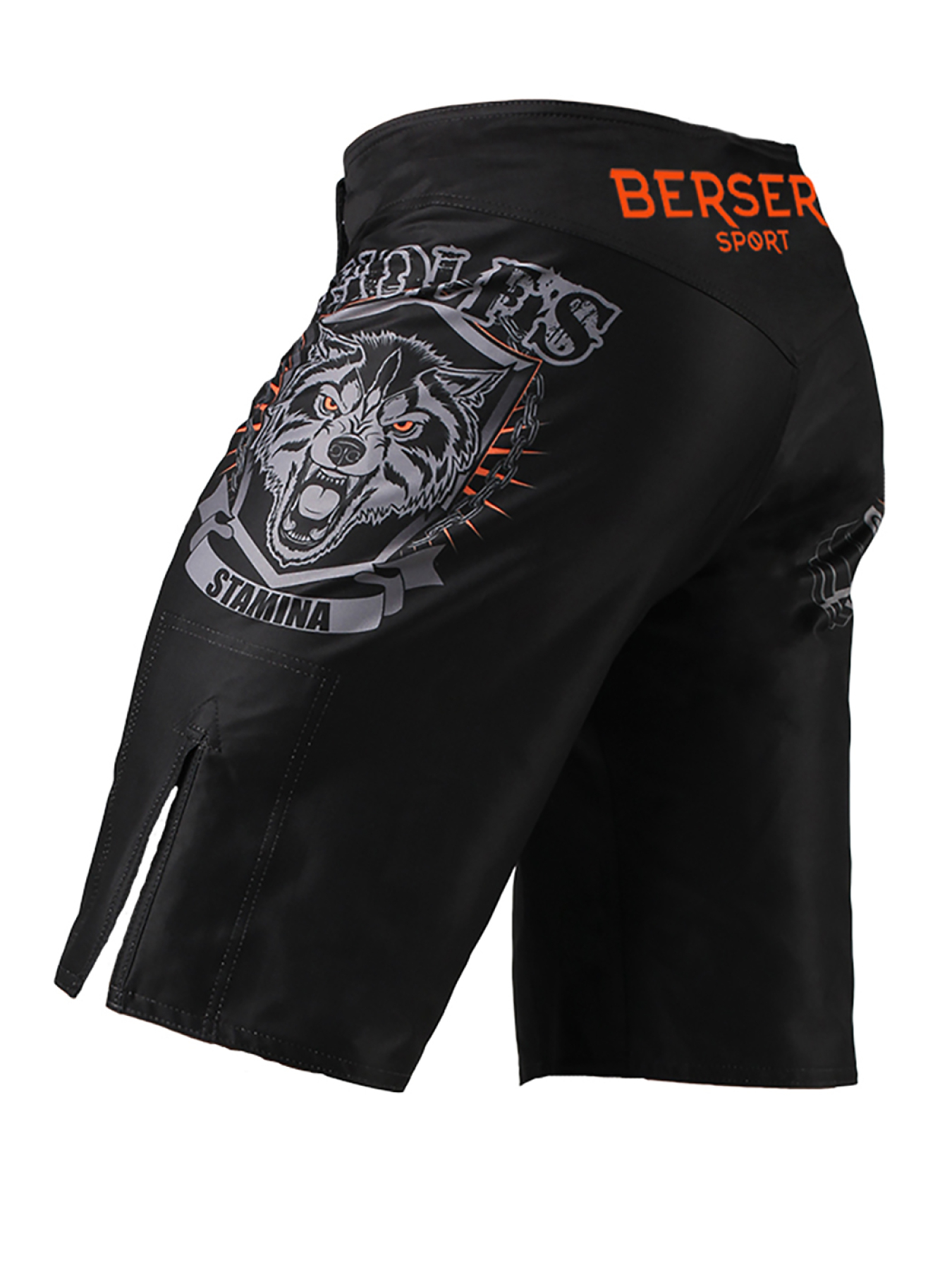 Шорты спортивные Berserk Sport модель WolfsStaminaBlackSHRT Фото