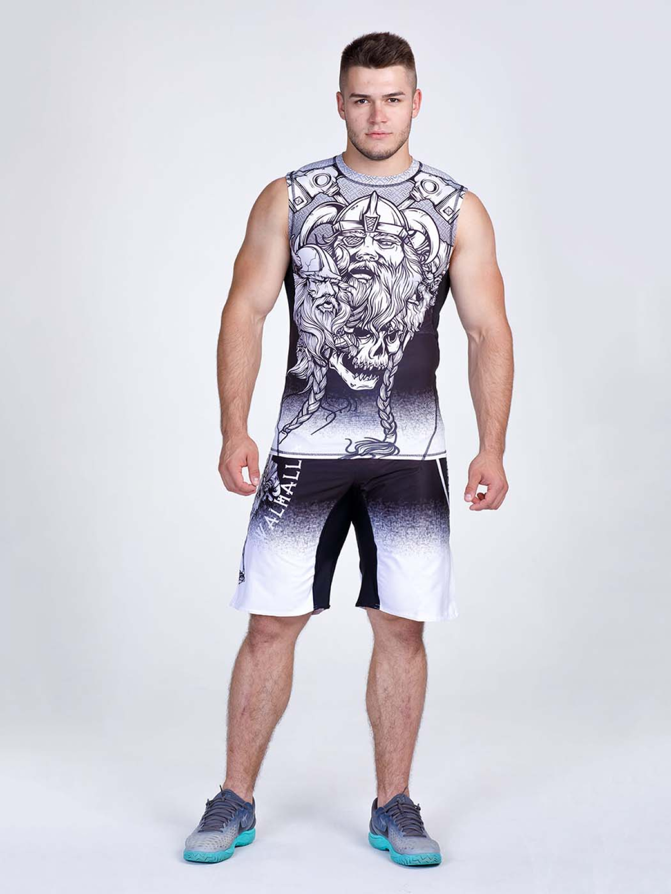 Спортивні шорти Berserk Sport модель SonsofOdinGreySHRT Спортивні шорти Berserk Sport модель SonsofOdinGreySHRT Фото