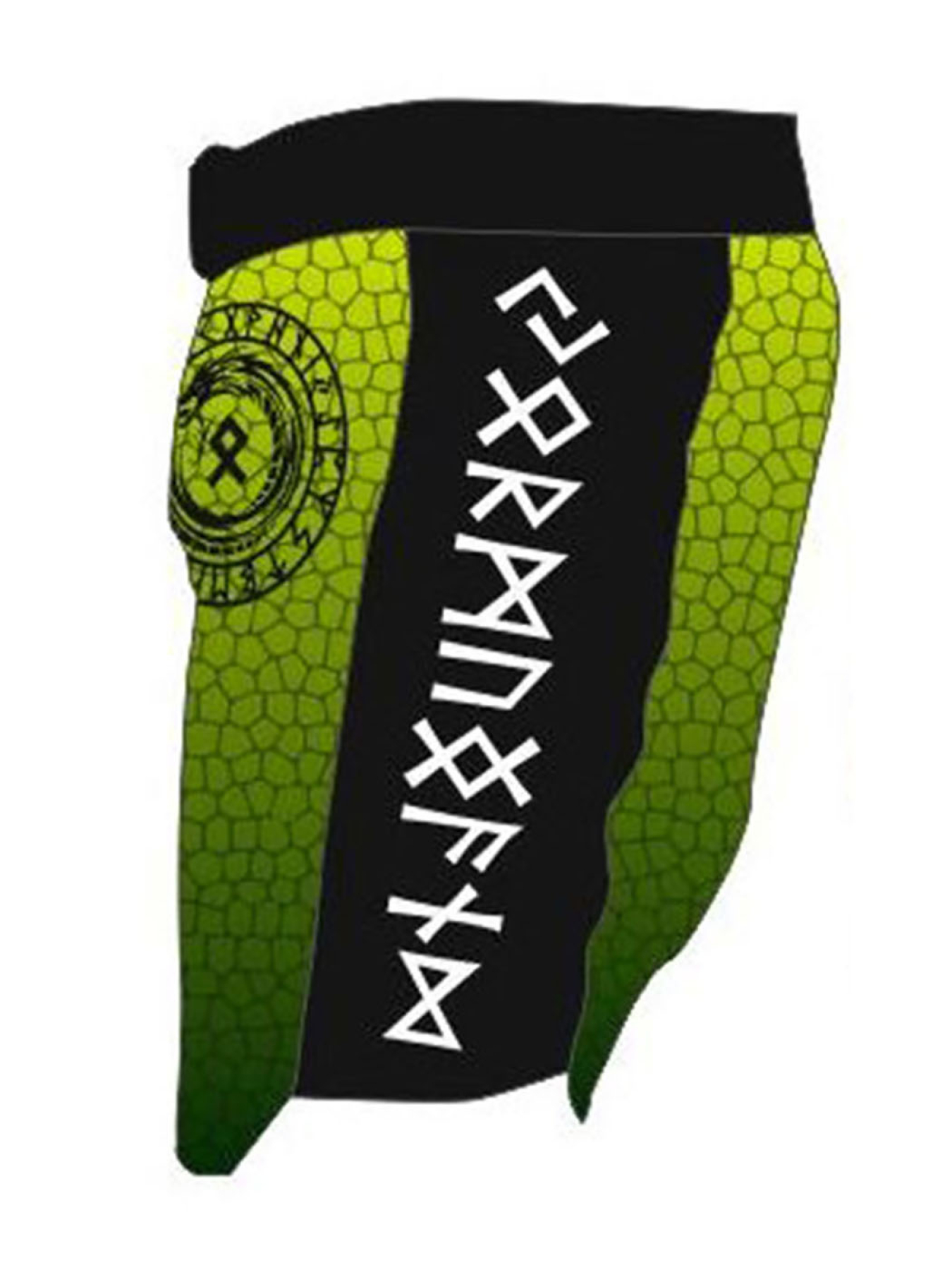 Шорты спортивные Berserk Sport модель HybridJormungandrGreenSHRT Фото