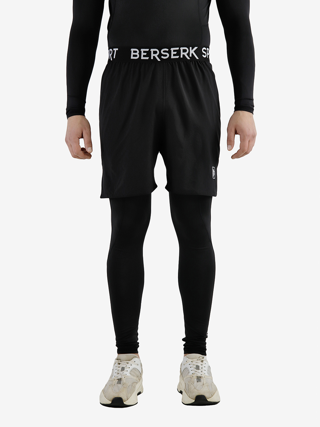 Чоловічі Спортивні шорти Berserk Sport  (ScandiFightBlack2SHRT) колір чорний, матеріал поліестер