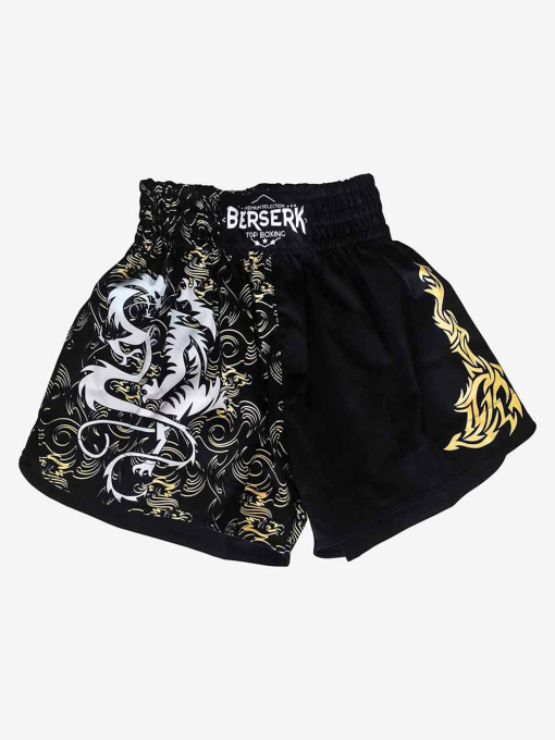 Шорты Berserk Sport модель MuayThaiFighterBlackSHRT Фото