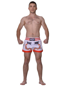 Шорты спортивные Berserk Sport модель MuayThaiFighterWhiteSHRT Фото