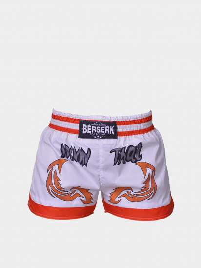 Шорты Berserk Sport модель MuayThaiFighterWhiteSHRT — фото - INTERTOP