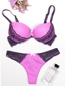 Комплект білизни ISSA Plus модель BL2-461_lilac Фото