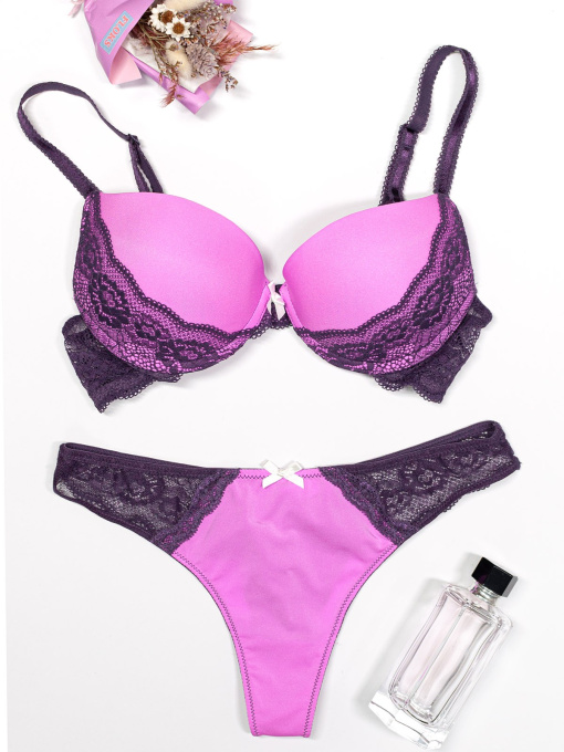 Комплект белья ISSA Plus модель BL2-461_lilac Фото