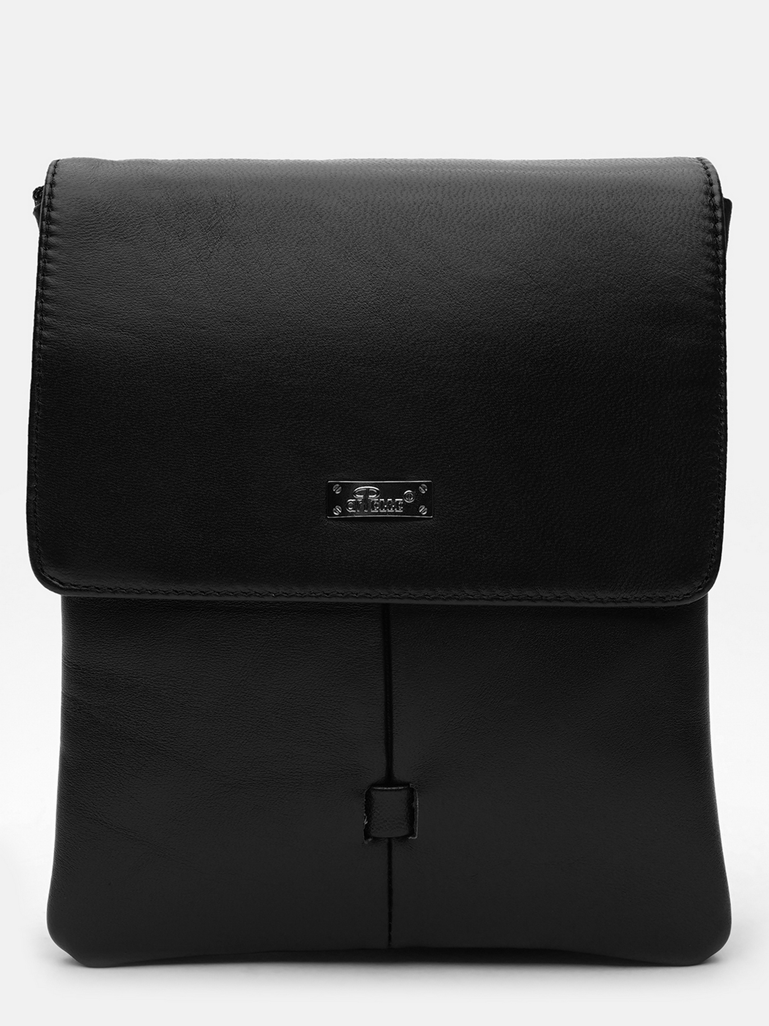 Ricco Grande Мессенджер (T1tr0021bl-black) Чоловіче, колір - Чорний, матеріал - Шкіра