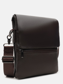 Мессенджер Borsa Leather модель k12056br-brown Мессенджер Borsa Leather модель k12056br-brown Фото