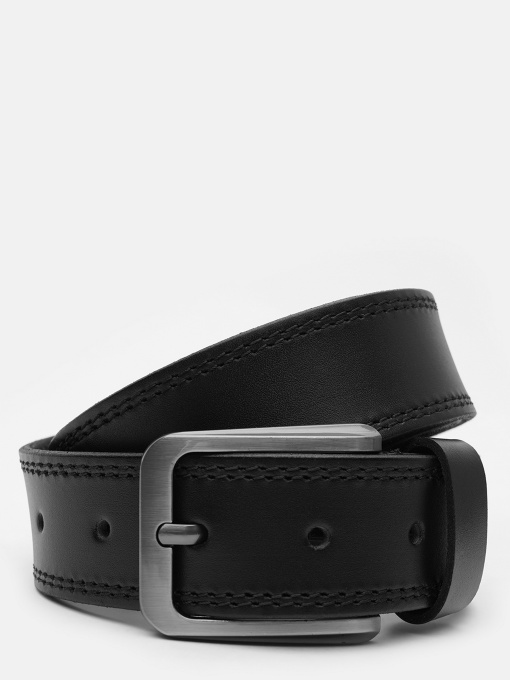 Ремінь Borsa Leather модель V1FX29-black Фото