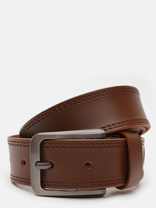 Ремінь Borsa Leather модель V1FX30-brown Фото