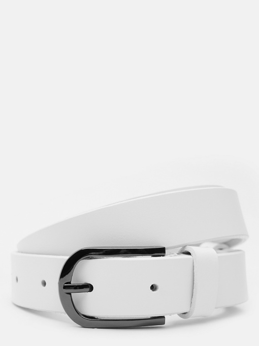 Ремінь Borsa Leather модель V1FX32-white Фото