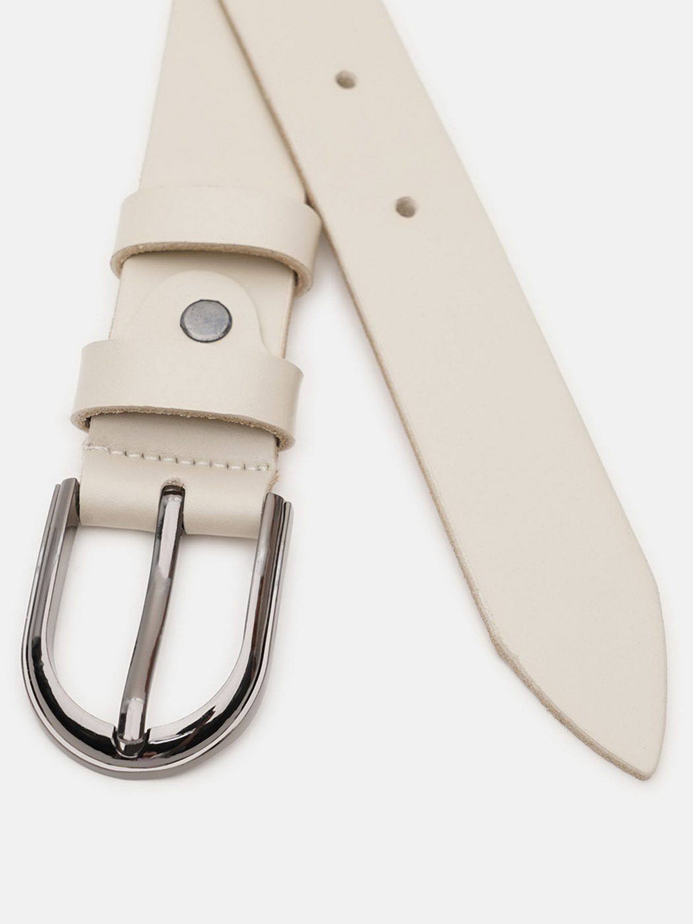 Ремень Borsa Leather модель V1FX35-beige Фото