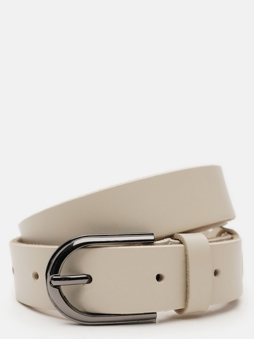 Ремінь Borsa Leather модель V1FX35-beige Фото