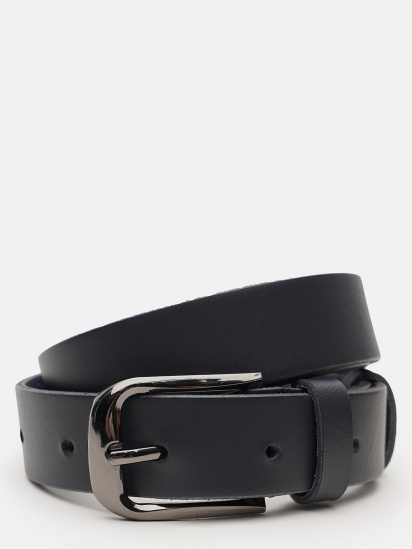 Ремінь Borsa Leather модель V1FX59-navy — фото - INTERTOP