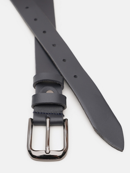 Ремінь Borsa Leather модель V1FX59-navy Фото