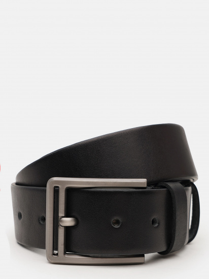 Ремінь Borsa Leather модель V1115DPL02-black - фото