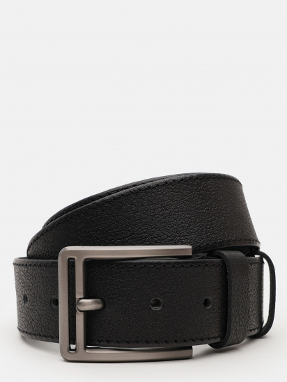 Ремінь Borsa Leather модель V1115DPL03-black - фото