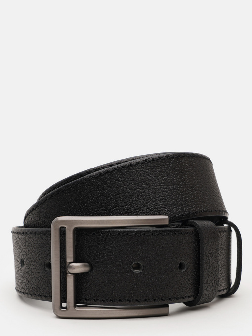 Ремінь Borsa Leather модель V1115DPL03-black Фото