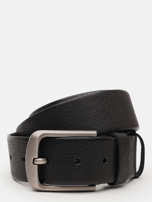 Ремінь Borsa Leather модель V1115DPL04-black Фото