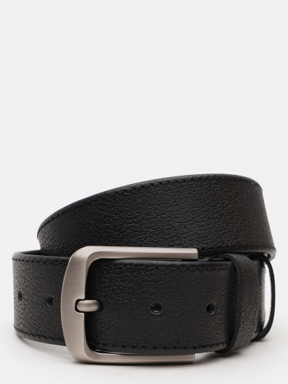 Ремінь Borsa Leather модель V1115DPL05-black - фото