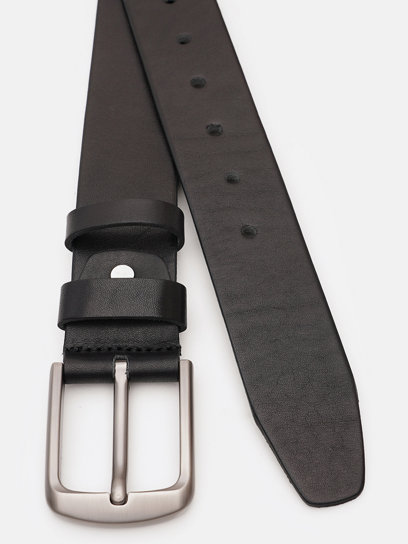 Ремень Borsa Leather модель V1115DPL06-black Фото