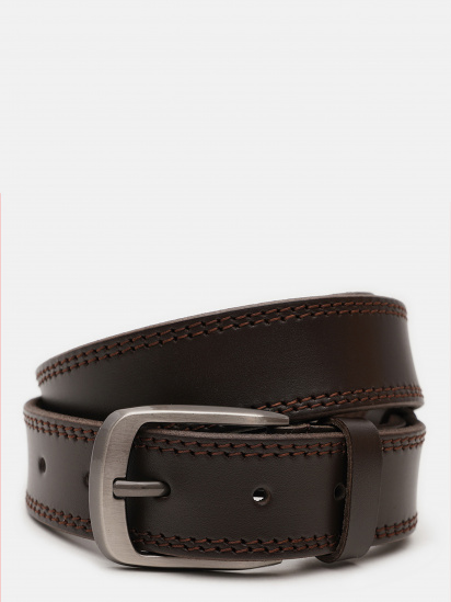 Ремінь Borsa Leather модель V1115FX04-brown - фото