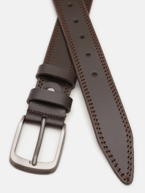 Ремень Borsa Leather модель V1115FX04-brown Ремень Borsa Leather модель V1115FX04-brown Фото