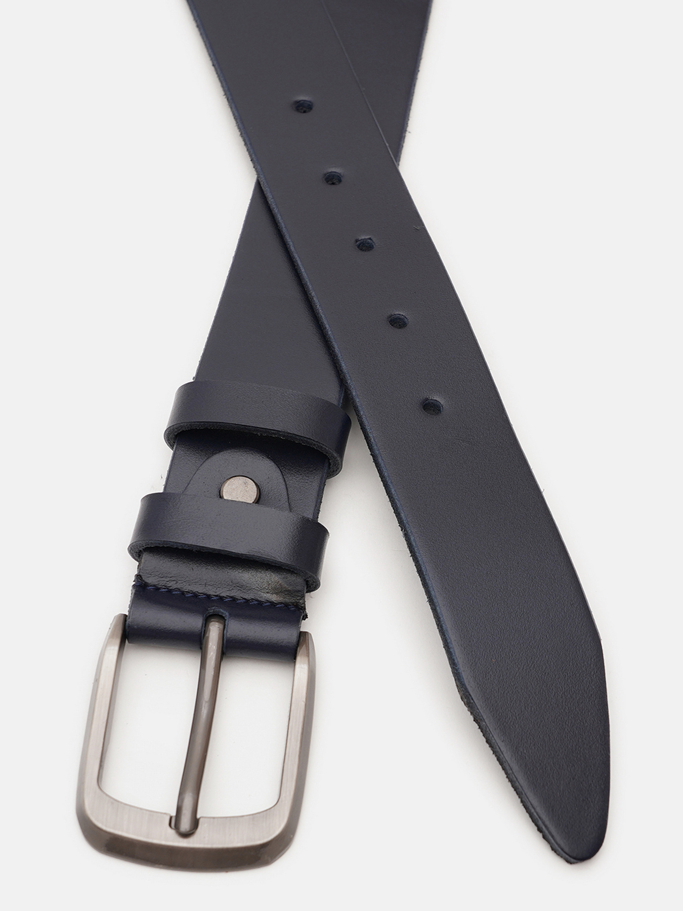 Ремень Borsa Leather модель V1115FX05-navy Фото