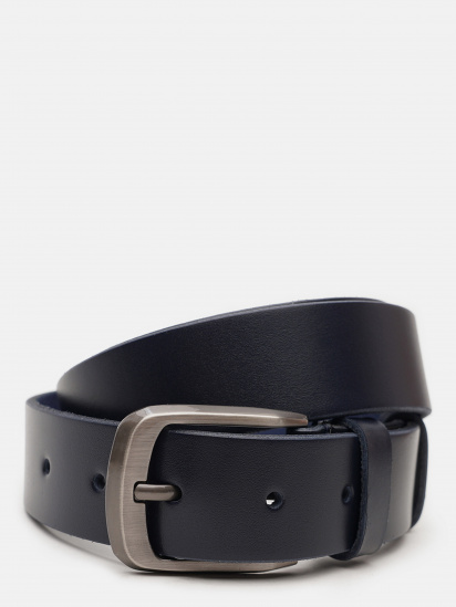 Ремінь Borsa Leather модель V1115FX05-navy - фото
