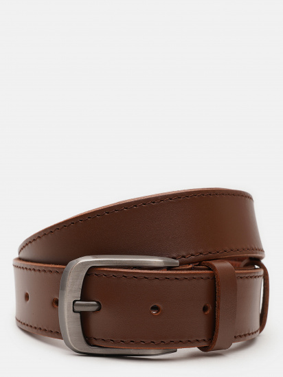 Ремінь Borsa Leather модель V1115FX08-brown - фото