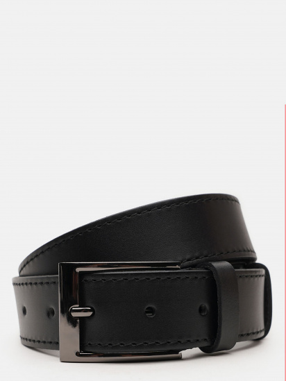 Ремінь Borsa Leather модель V1115FX09-black - фото