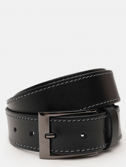 Ремінь Borsa Leather модель V1115FX10-black - фото