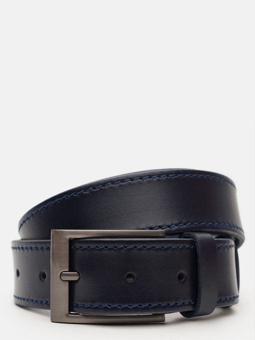 Ремінь Borsa Leather модель V1115FX13-navy Фото