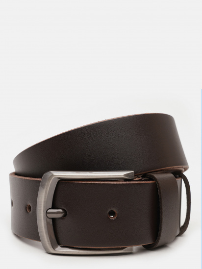 Ремінь Borsa Leather модель V1115FX21-brown - фото
