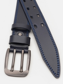 Ремень Borsa Leather модель V1115FX23-navy Фото