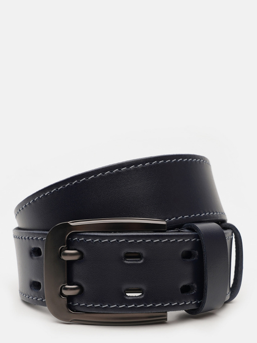 Ремінь Borsa Leather модель V1115FX26-navy Фото