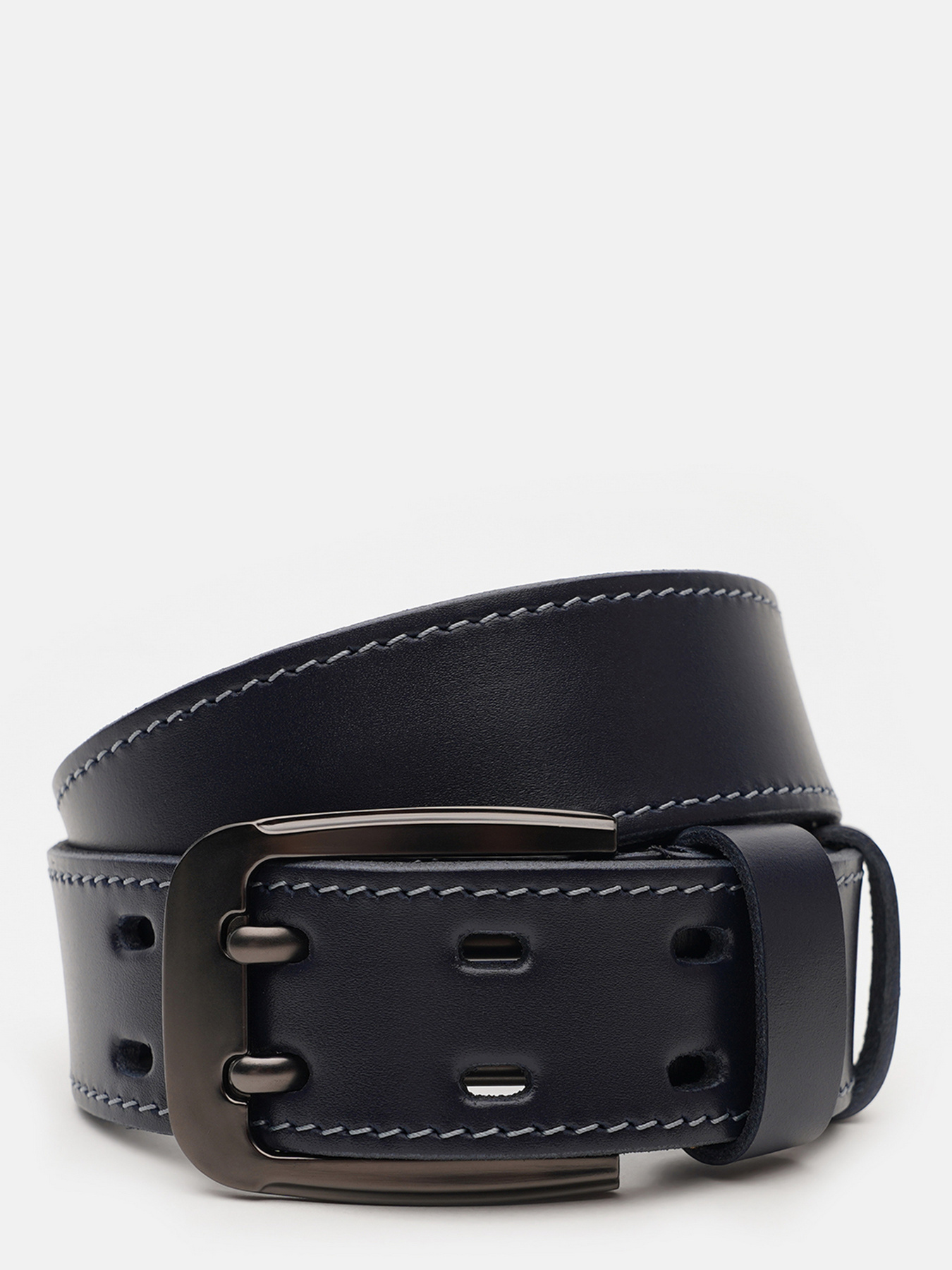 Ремінь Borsa Leather модель V1115FX26-navy Фото