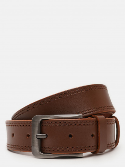 Ремінь Borsa Leather модель V1115FX41-brown - фото